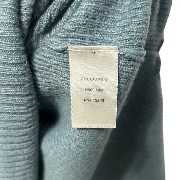Kenar 100% 2-Ply Cashmere Sweater Women's Sz M Pale Green Quiet Luxury Soft Girl - Picture 7 of 7